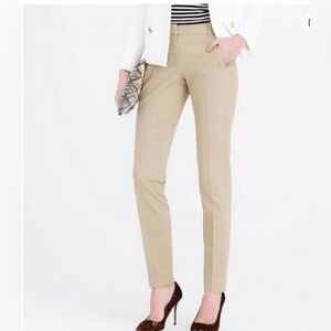 NWOT J. Crew Maddie slim fit Straight Leg trousers sz 4